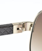 Chanel Sunglasses Eyewear Gold — view 4