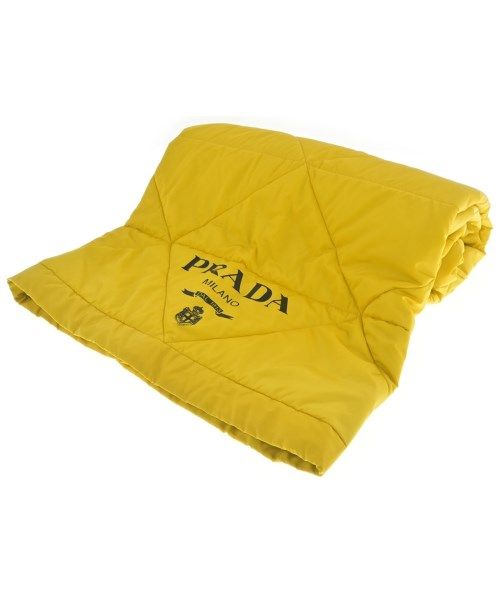 Prada Quilted Blanket Shoulder Bag Yellow