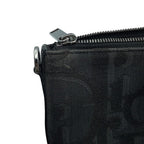 Dior Shoulder Bag Maxi Oblique Weekender 25 Canvas Leather Black Trotter — view 7