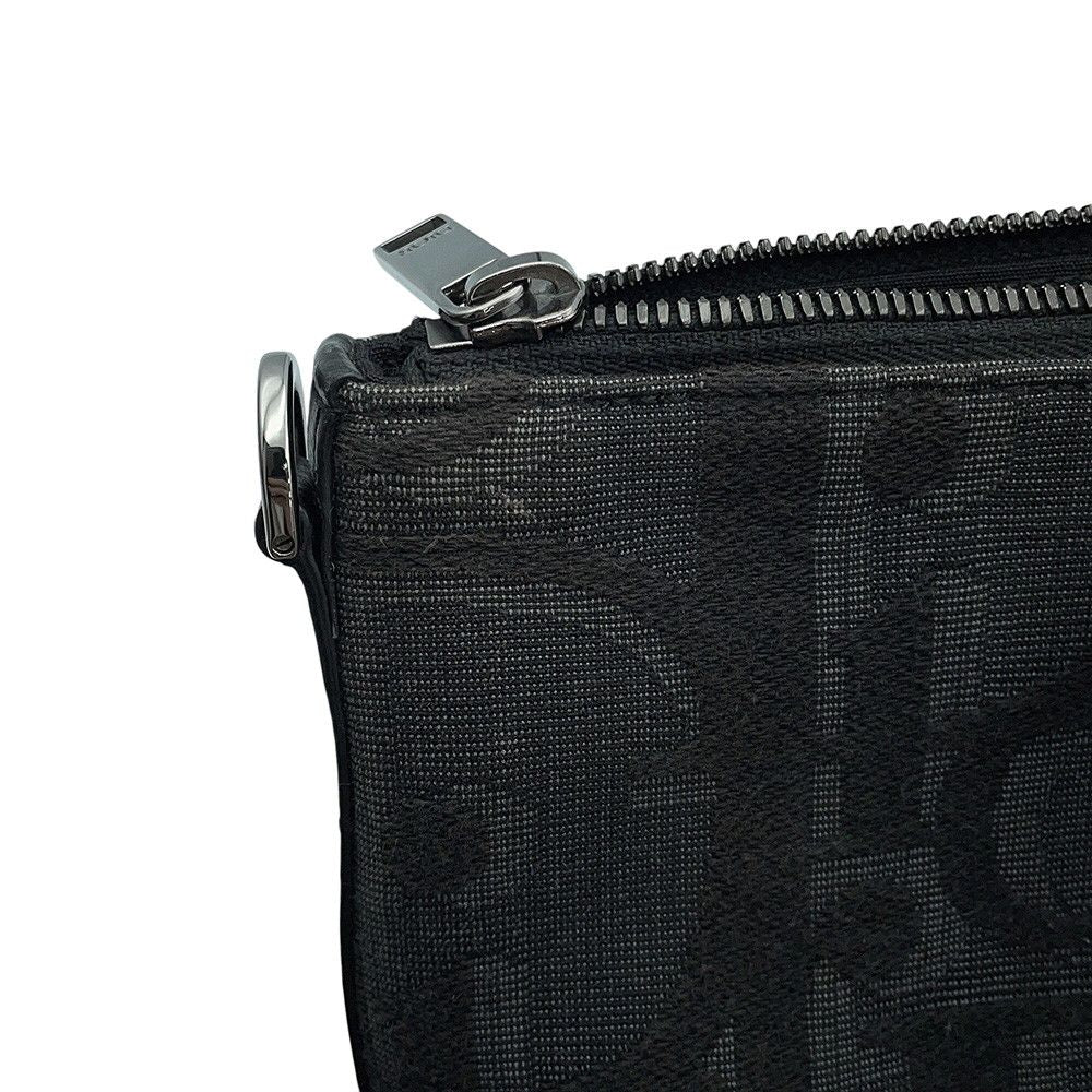 Dior Shoulder Bag Maxi Oblique Weekender 25 Canvas Leather Black Trotter — view 7