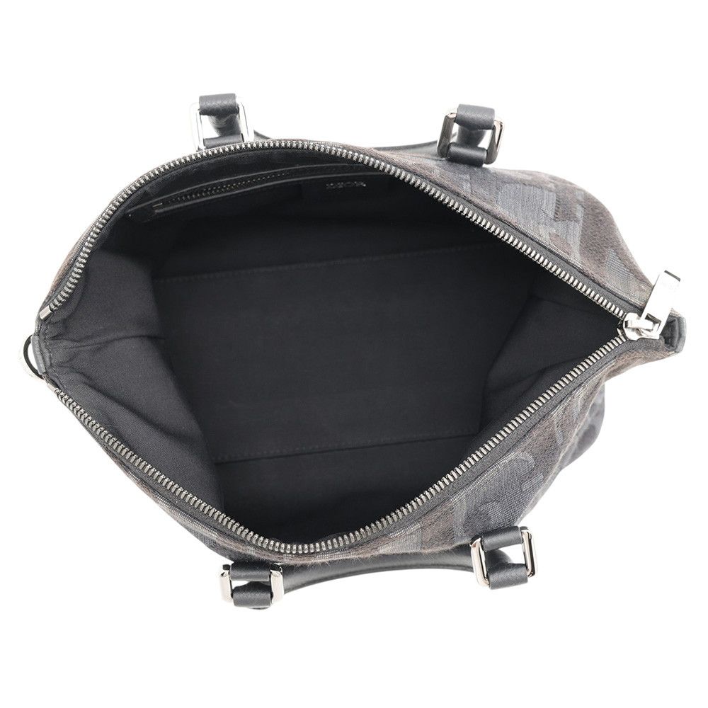 Dior Shoulder Bag Maxi Oblique Weekender 25 Canvas Leather Black Trotter — view 6