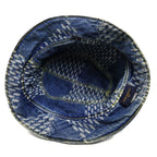 Louis Vuitton Bonnet Damier Giant Hat Wave Monogram Blue 58 — view 5