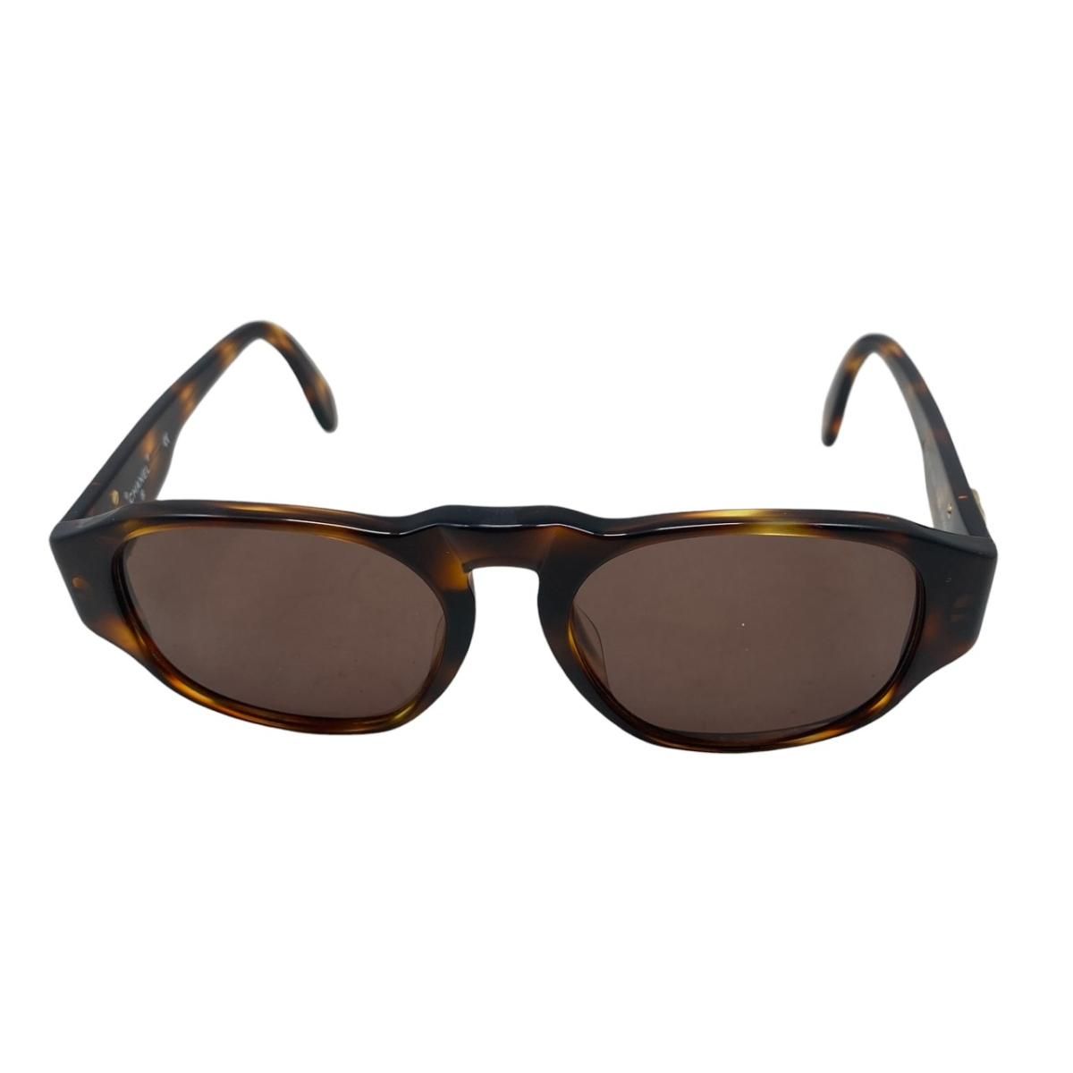Chanel Sunglasses CC Logo Tortoiseshell Brown Gold Eyewear — view 6