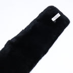 Chanel CC Logo Rabbit Fur Tippet Scarf — view 5