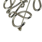 Loewe Brooch Anagram Silver Metal — view 4