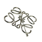 Loewe Brooch Anagram Silver Metal — view 2