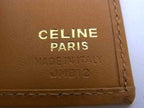 Celine Wallet Macadam Pattern Billfold Brown Leather Vintage Bifold — view 5