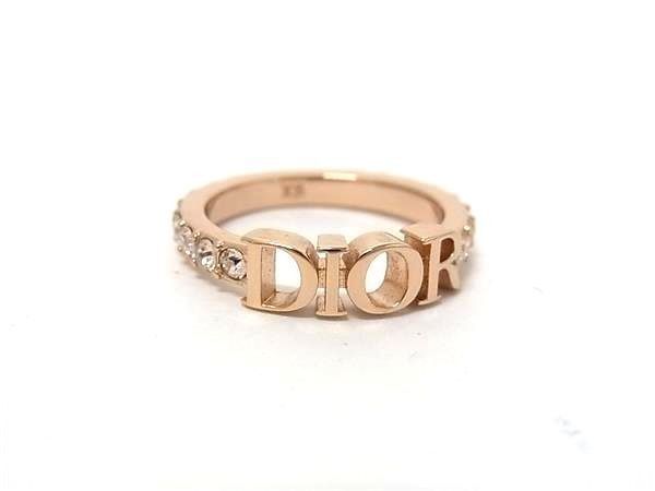 Dior Ring Dio(r)evolution Pink Gold Metal Rhinestone