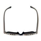 Chanel Sunglasses Square Shape Black White Logo CC Silver Eyewear — view 5