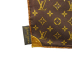 Louis Vuitton Monogram Carre Classic Silk Scarf Brown — view 2