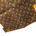 Louis Vuitton Monogram Carre Classic Silk Scarf Brown — view 4