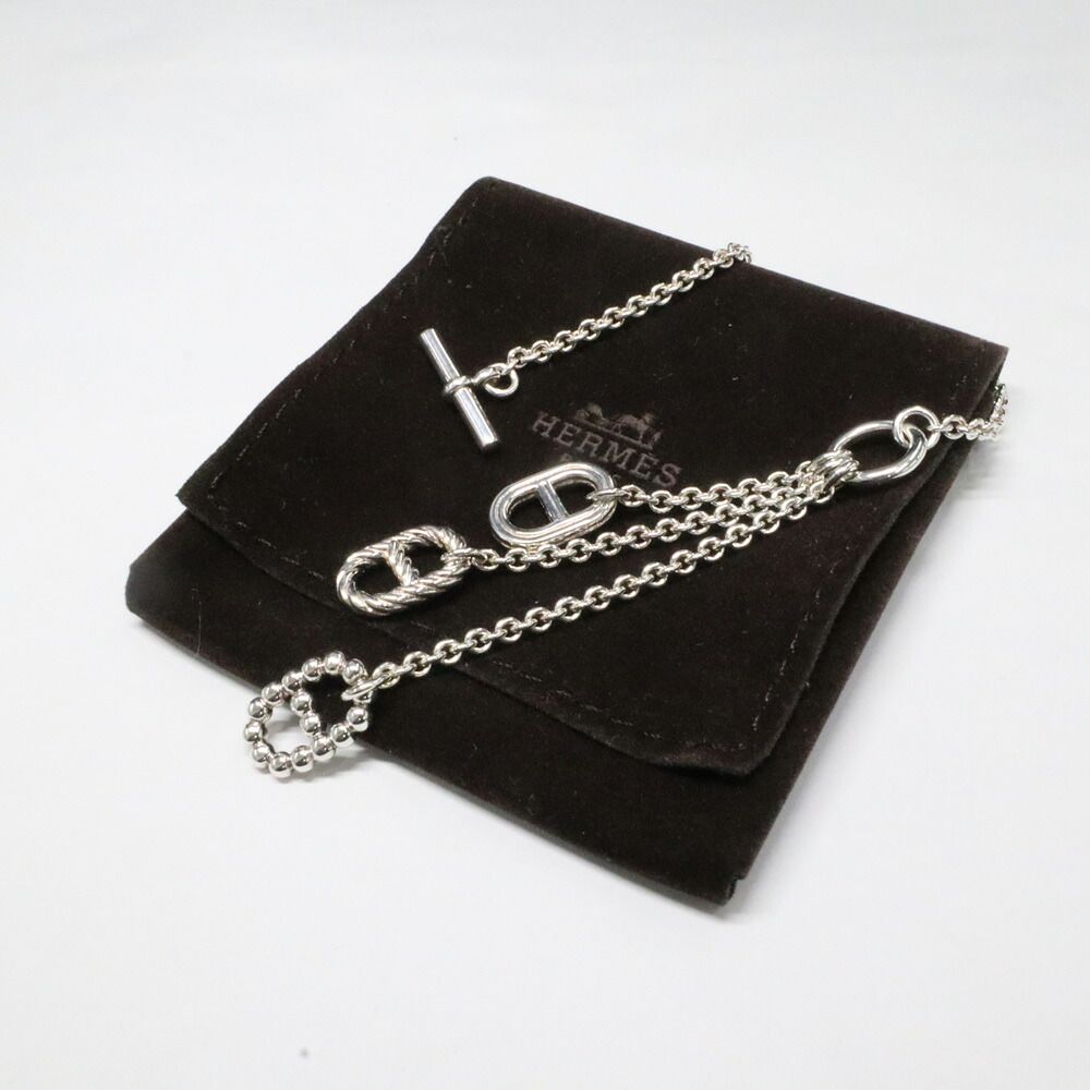 Hermes Necklace Parade PM Silver 40 — view 5