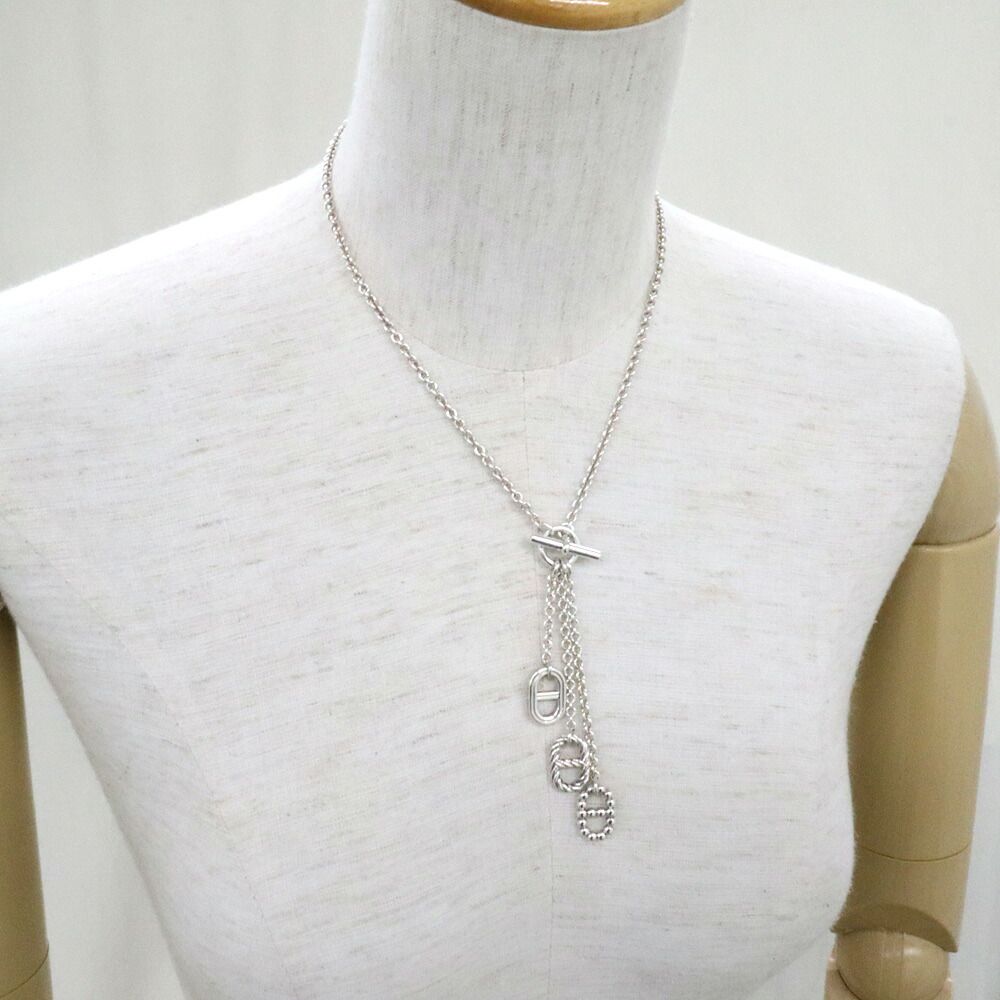 Hermes Necklace Parade PM Silver 40 — view 4