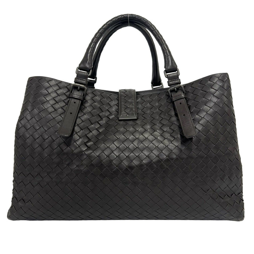 Bottega Veneta Intrecciato Leather Tote Bag Brown — view 3