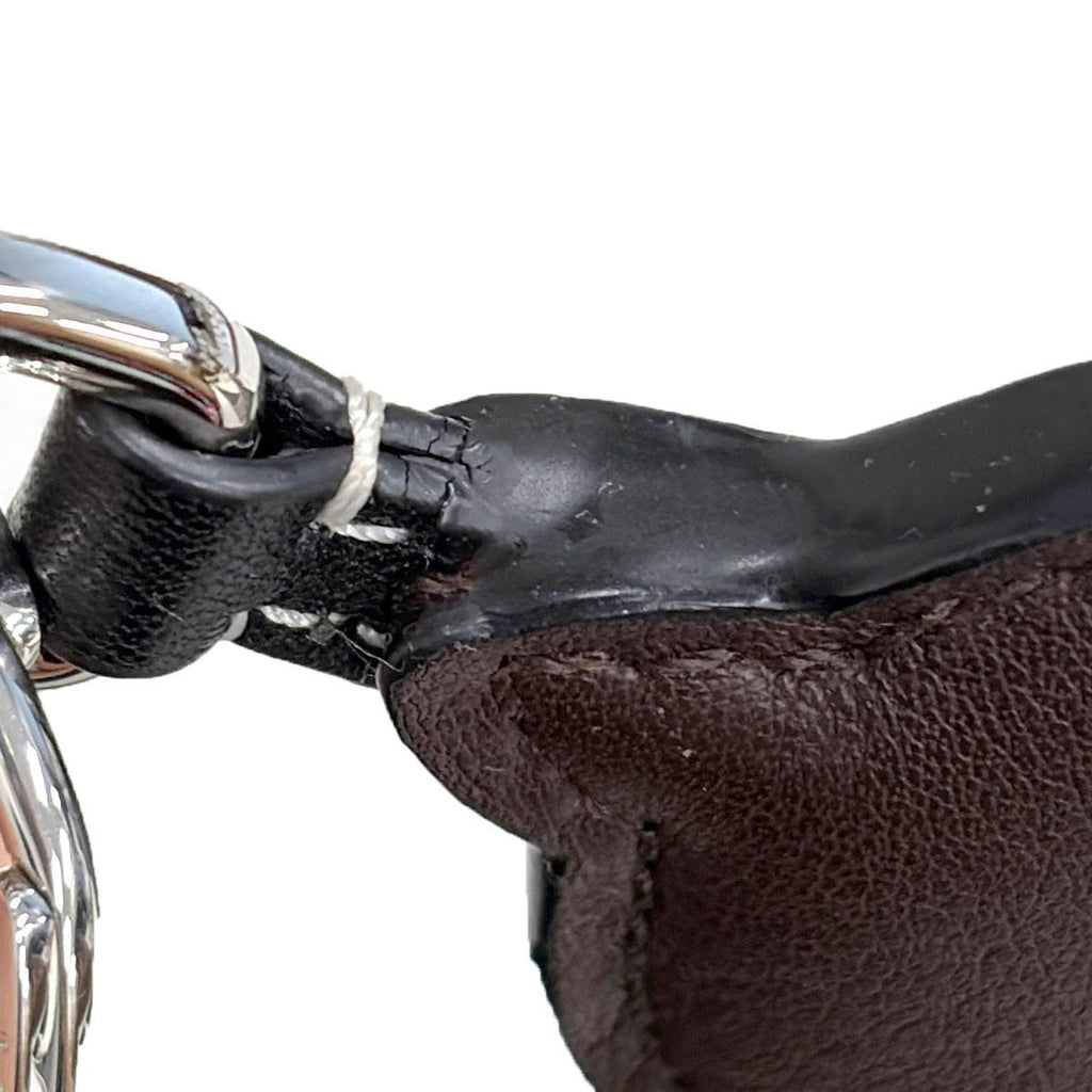 Loewe Animal Leather Charm Key Holder Brown — view 5
