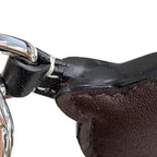 Loewe Animal Leather Charm Key Holder Brown — view 5