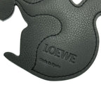 Loewe Animal Leather Charm Key Holder Brown — view 3