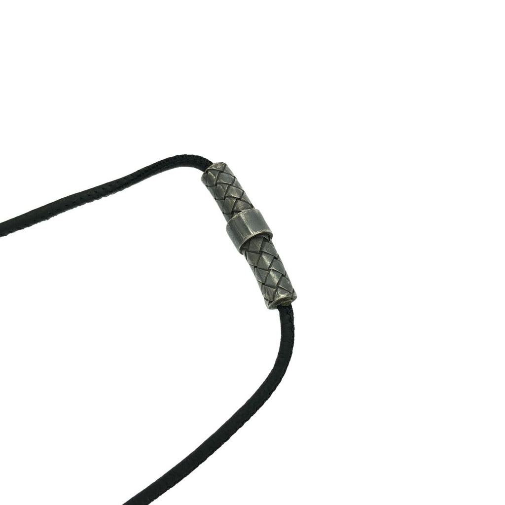 Bottega Veneta Plate Leather Cord Necklace — view 4