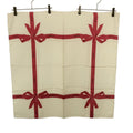 Chanel Ribbon Scarf Ivory Red