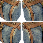 Gucci Mini Boston Bag Denim Leather GG — view 4