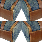 Gucci Mini Boston Bag Denim Leather GG — view 5