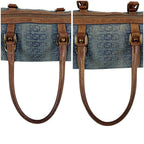 Gucci Mini Boston Bag Denim Leather GG — view 7