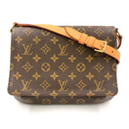 Louis Vuitton Musette Tango Short Strap Monogram Brown Shoulder Bag