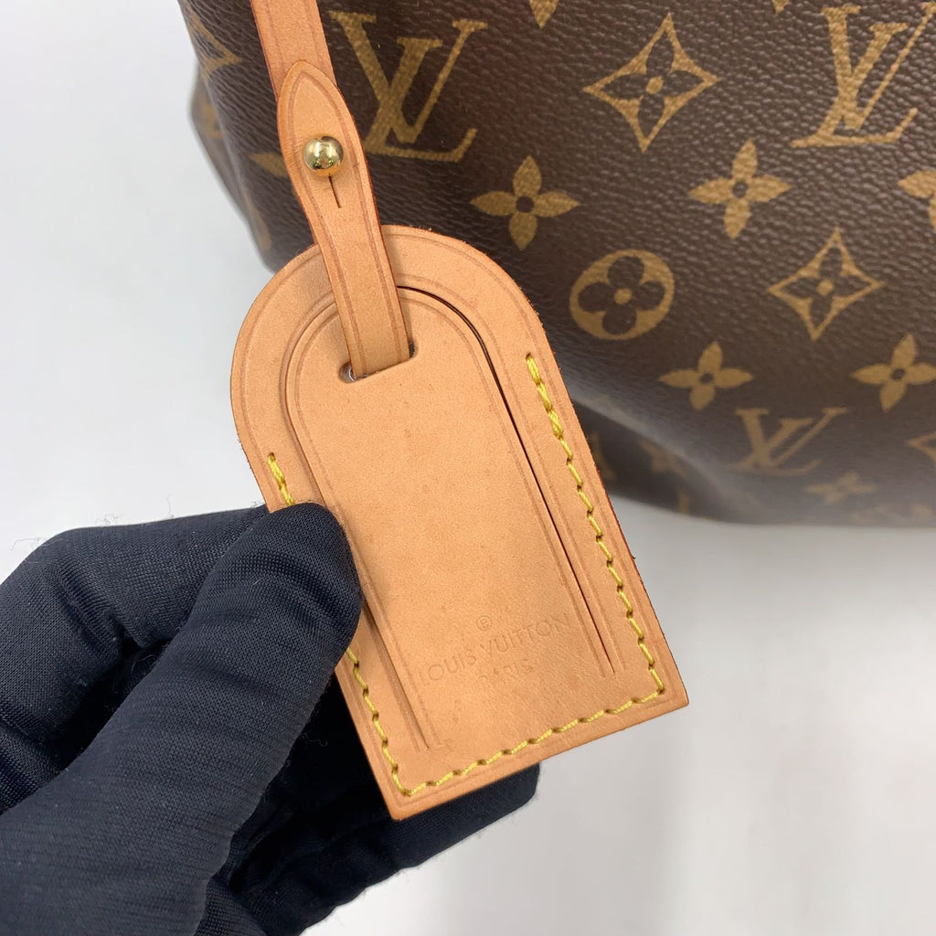 Louis Vuitton Graceful MM Pivoine Leather Brown Light Shoulder Bag Gold — view 6