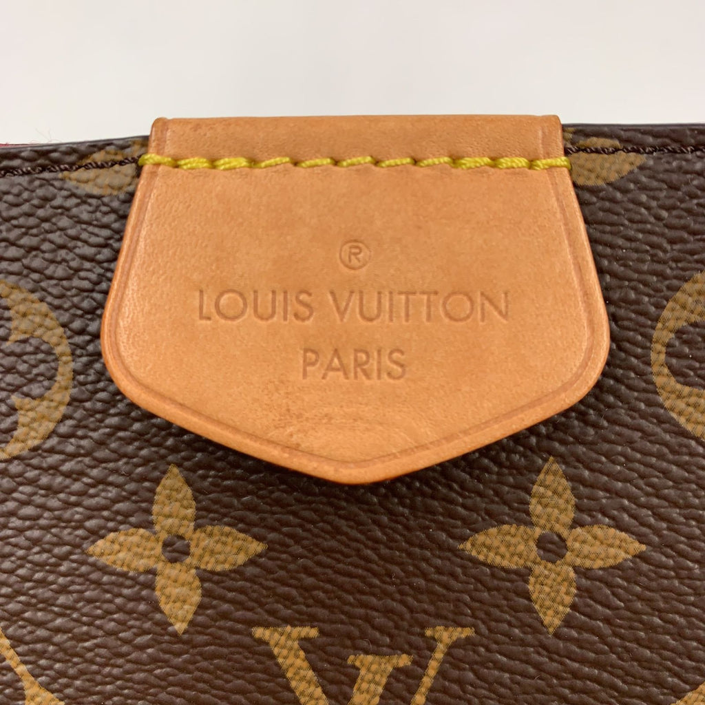 Louis Vuitton Graceful MM Pivoine Leather Brown Light Shoulder Bag Gold — view 5