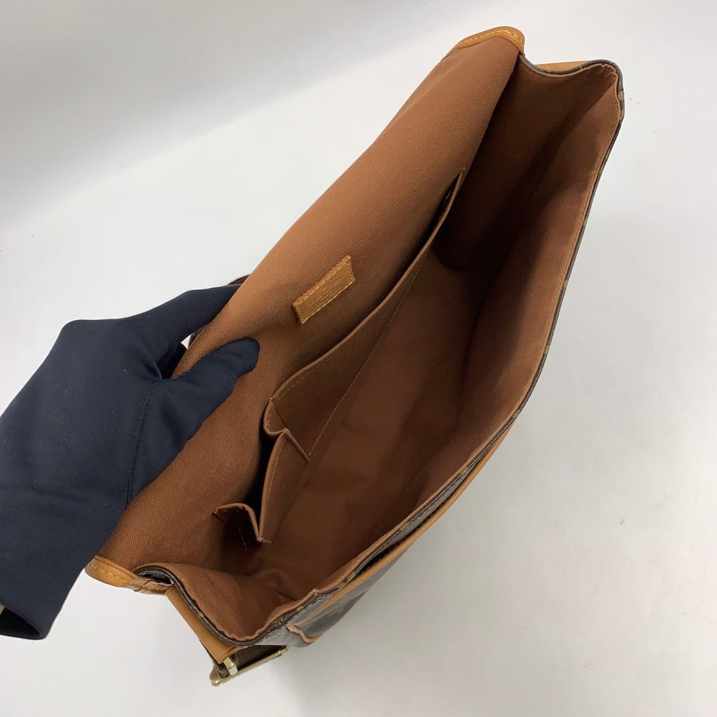 Louis Vuitton Messenger GM Bosphore Monogram Leather Brown Light Shoulder Bag — view 3