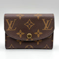 Louis Vuitton Porte Monnaie Rosalie Monogram Leather Pink Purple Brown Coin