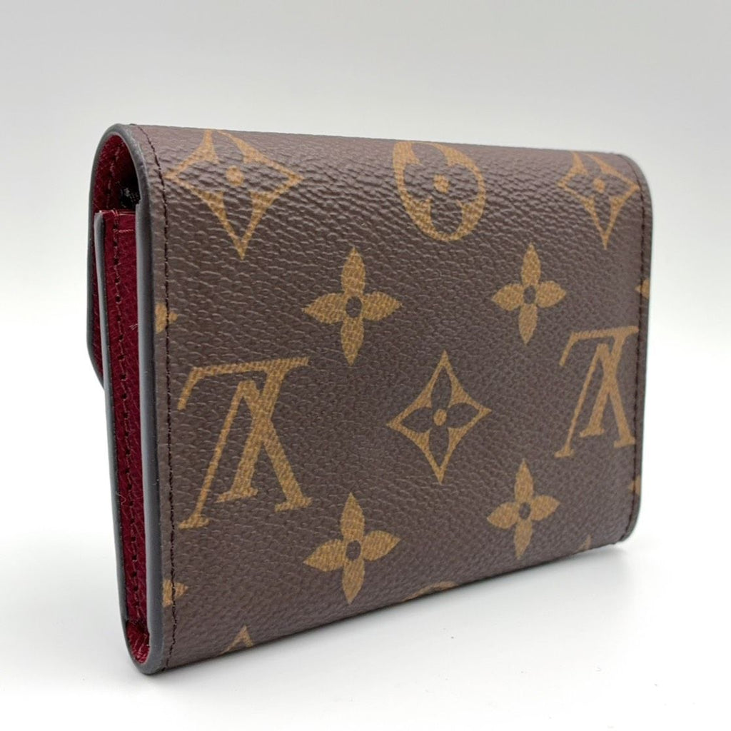 Louis Vuitton Porte Monnaie Rosalie Monogram Leather Pink Purple Brown Coin — view 2