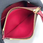 Louis Vuitton Porte Monnaie Rosalie Monogram Leather Pink Purple Brown Coin — view 6