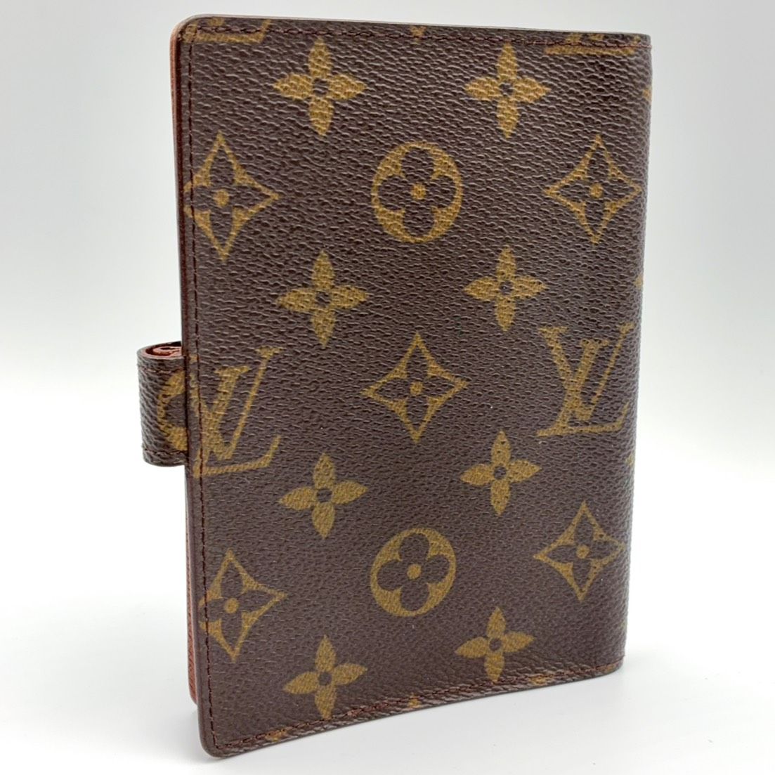 Louis Vuitton Agenda PM Leather Brown Cover Gold — view 2