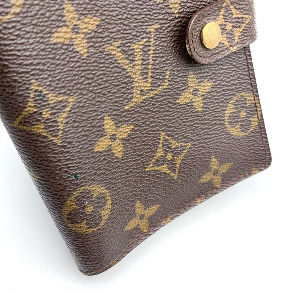 Louis Vuitton Agenda PM Leather Brown Cover Gold — view 8