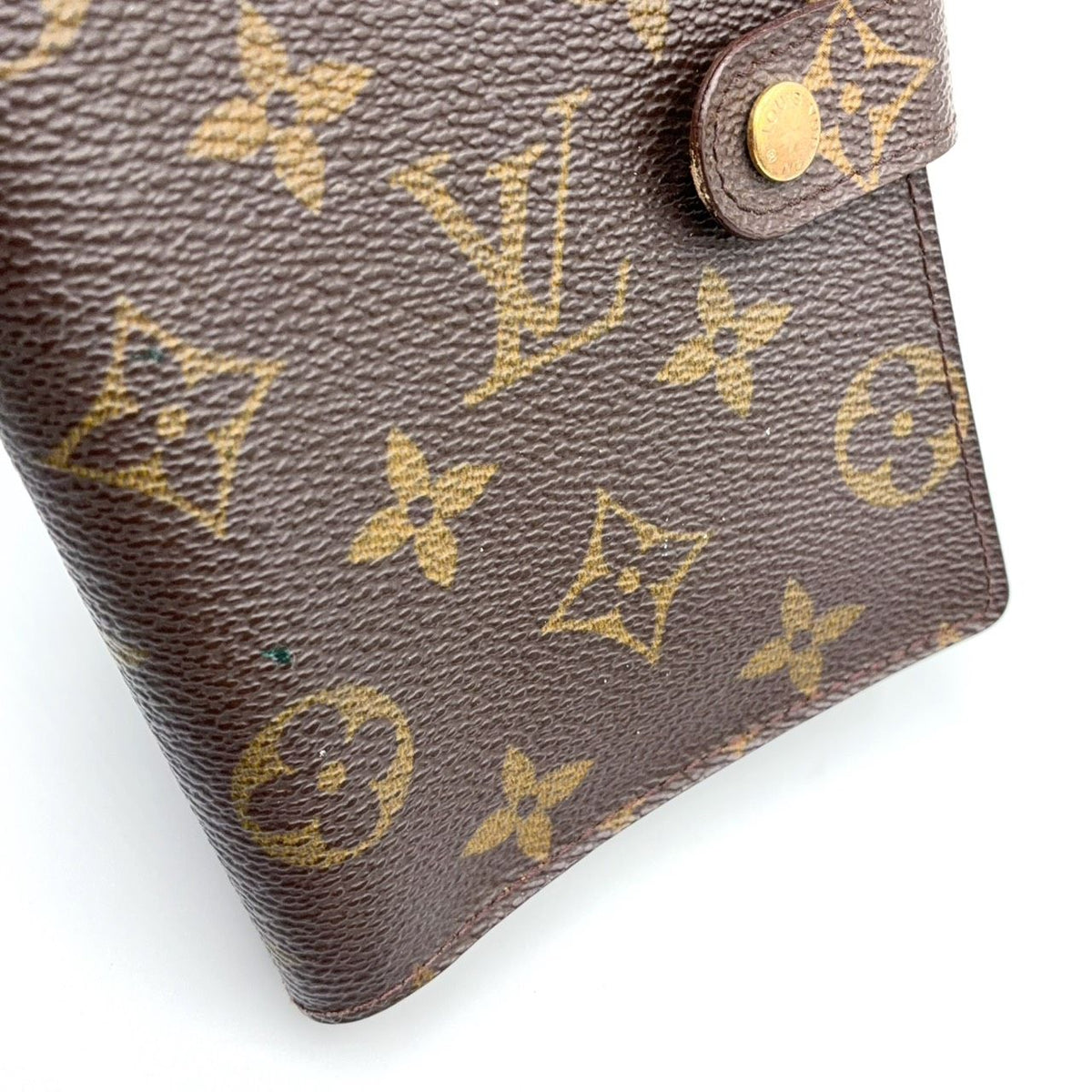 Louis Vuitton Agenda PM Leather Brown Cover Gold — view 8