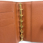 Louis Vuitton Agenda PM Leather Brown Cover Gold — view 5
