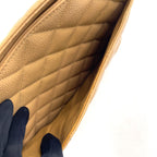 Chanel CC Logo Reprint Caviar Leather Beige Tote Bag Gold — view 7