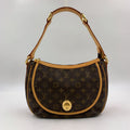 Louis Vuitton Tulum PM Monogram Leather Brown Light Shoulder Bag Gold