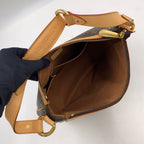 Louis Vuitton Tulum PM Monogram Leather Brown Light Shoulder Bag Gold — view 3