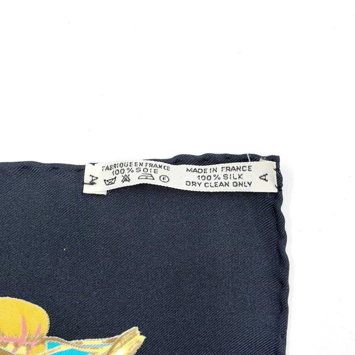 Hermes Tropicana Carre 90 Silk Black Multicolor Scarf — view 2