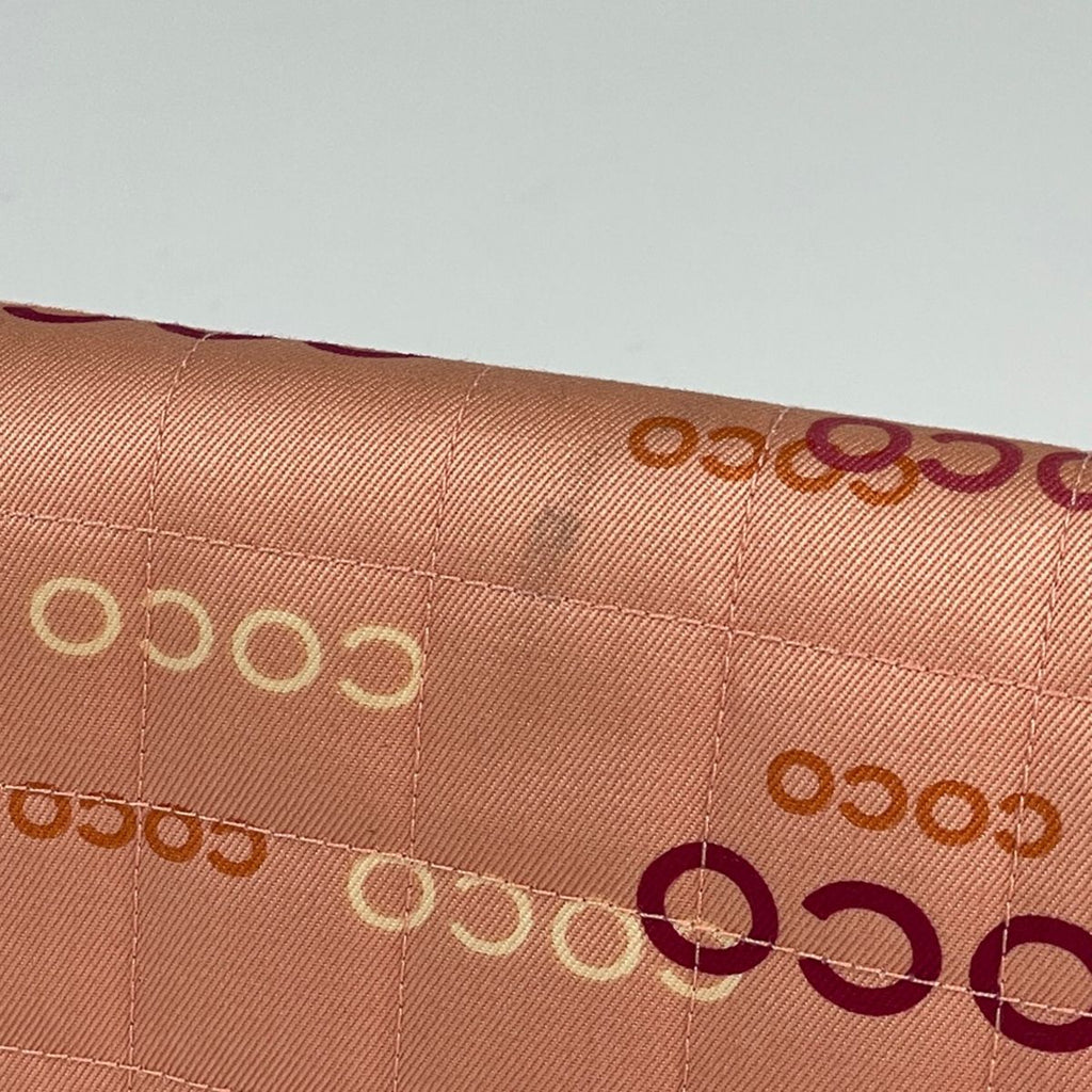 Chanel Shoulder Bag Choco Bar CC Logo Canvas Pink — view 4