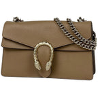 Gucci Shoulder Bag Dionysus Leather Beige