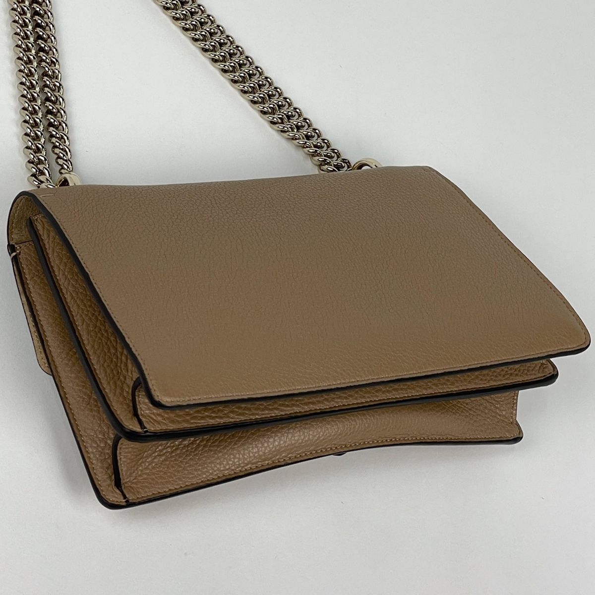 Gucci Shoulder Bag Dionysus Leather Beige — view 2