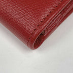 Chanel Wallet CC Logo Leather Red — view 3