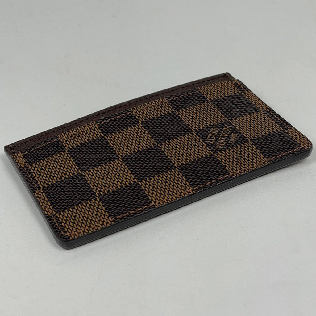 Louis Vuitton Porte Cartes Simple Card Case Damier Brown — view 2