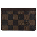Louis Vuitton Porte Cartes Simple Card Case Damier Brown