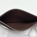 Louis Vuitton Porte Cartes Simple Card Case Damier Brown — view 5