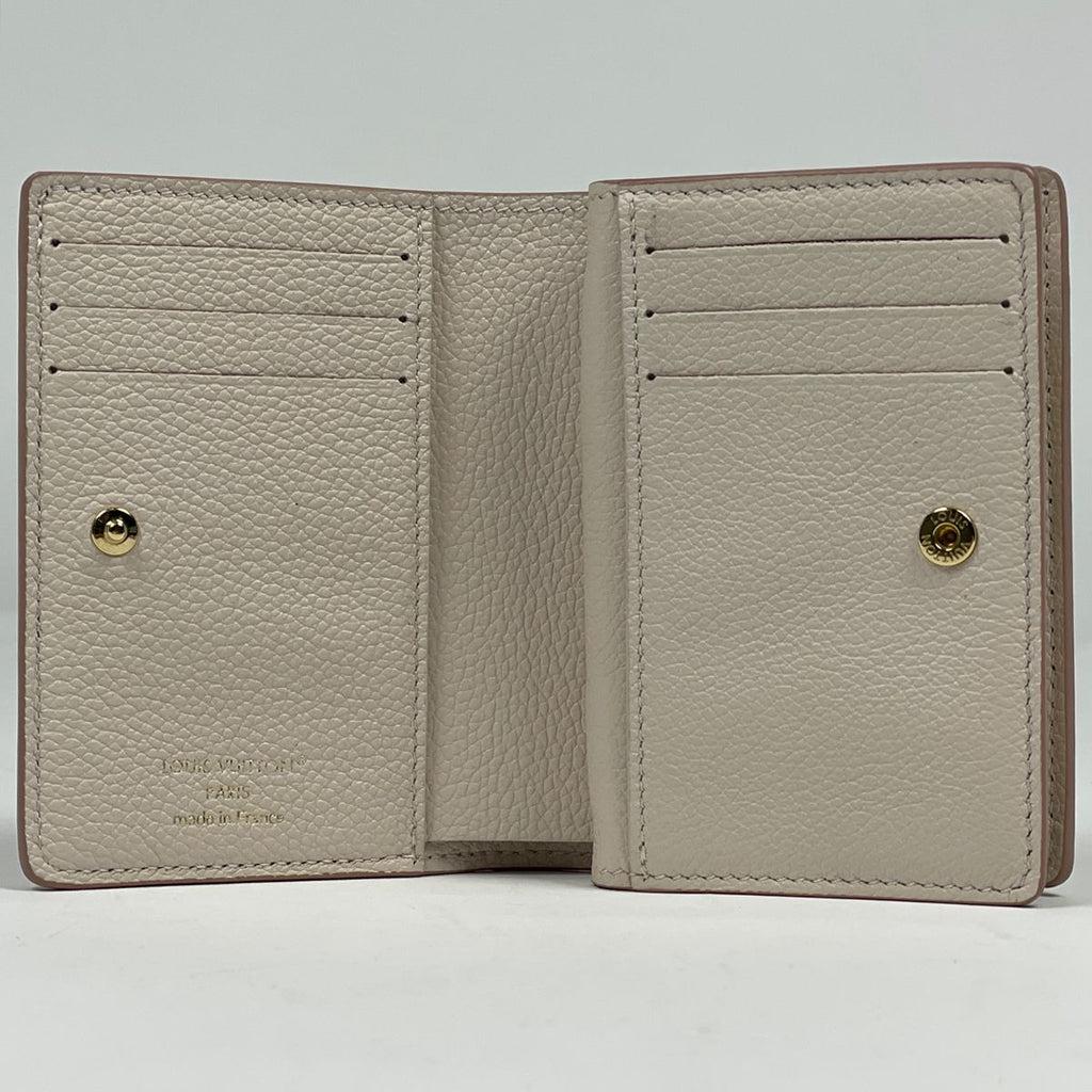 Louis Vuitton Portefeuille Clair Bifold Wallet Monogram Empreinte Milky White — view 7