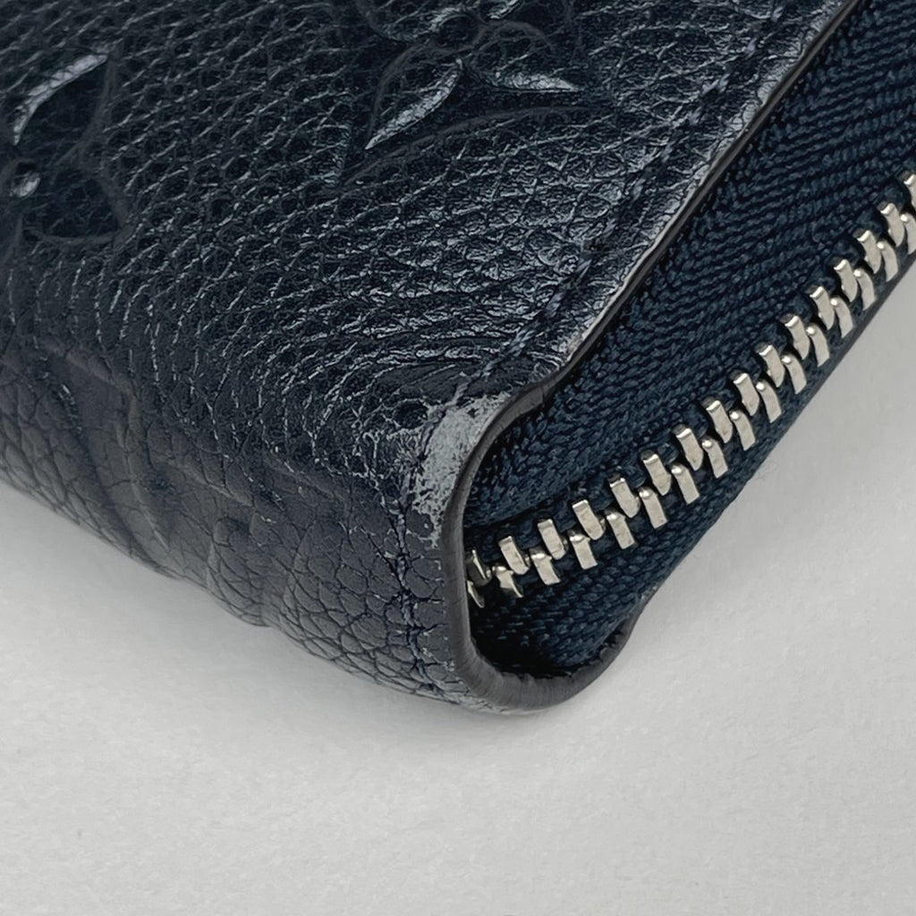 Louis Vuitton Zippy Wallet Monogram Empreinte Marine Metal — view 3